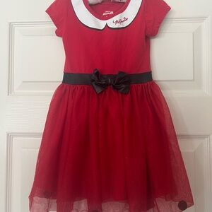 Disney Minnie Mouse Red Dress with White Collar